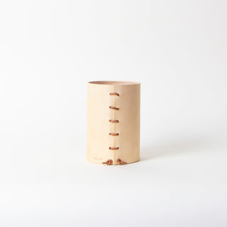Leather Wrapped Vase | Made Solid