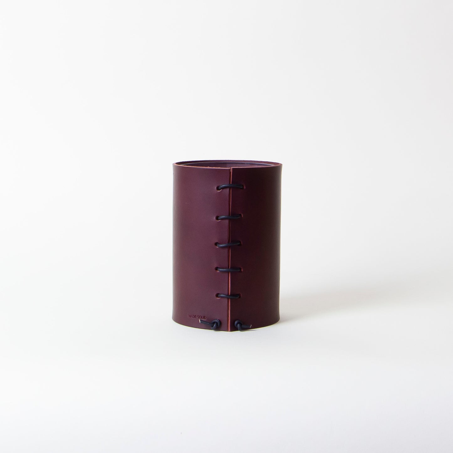 Leather Wrapped Vase | Made Solid