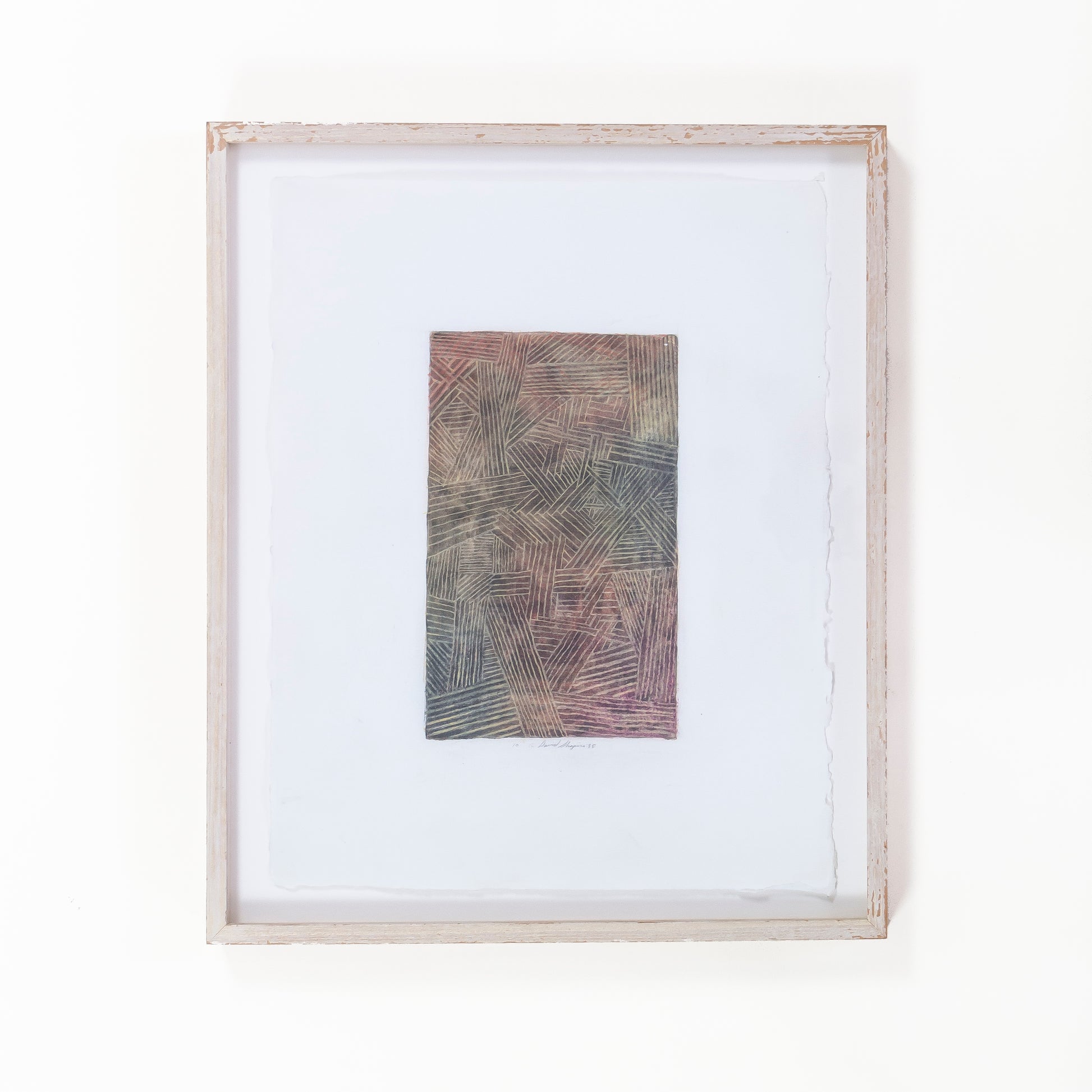 Framed art by David Shapiro 