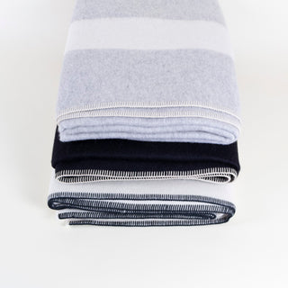 Siempre Recycled Fiber White or Black Blanket | Blacksaw