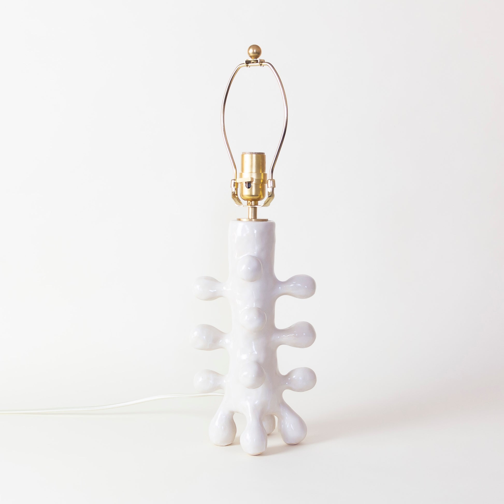Porcelain Knob Lamp by Sarah Mijares Fick