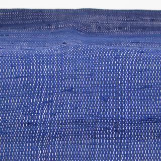 Upcycled Handmade Runner | Blue + Black