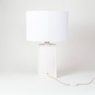 White Ceramic Lamp No. 2 | Quluzeh Designs