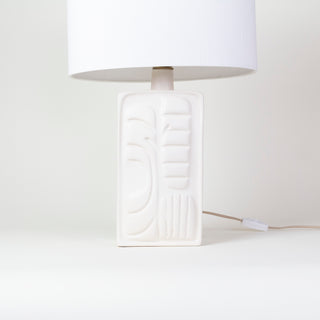 White Ceramic Lamp No. 2 | Quluzeh Designs