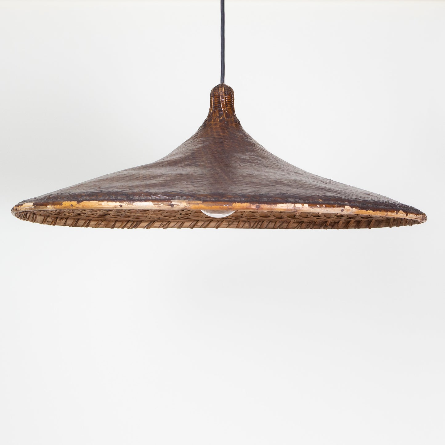 Vintage Chinese Hats turned into Pendant lights