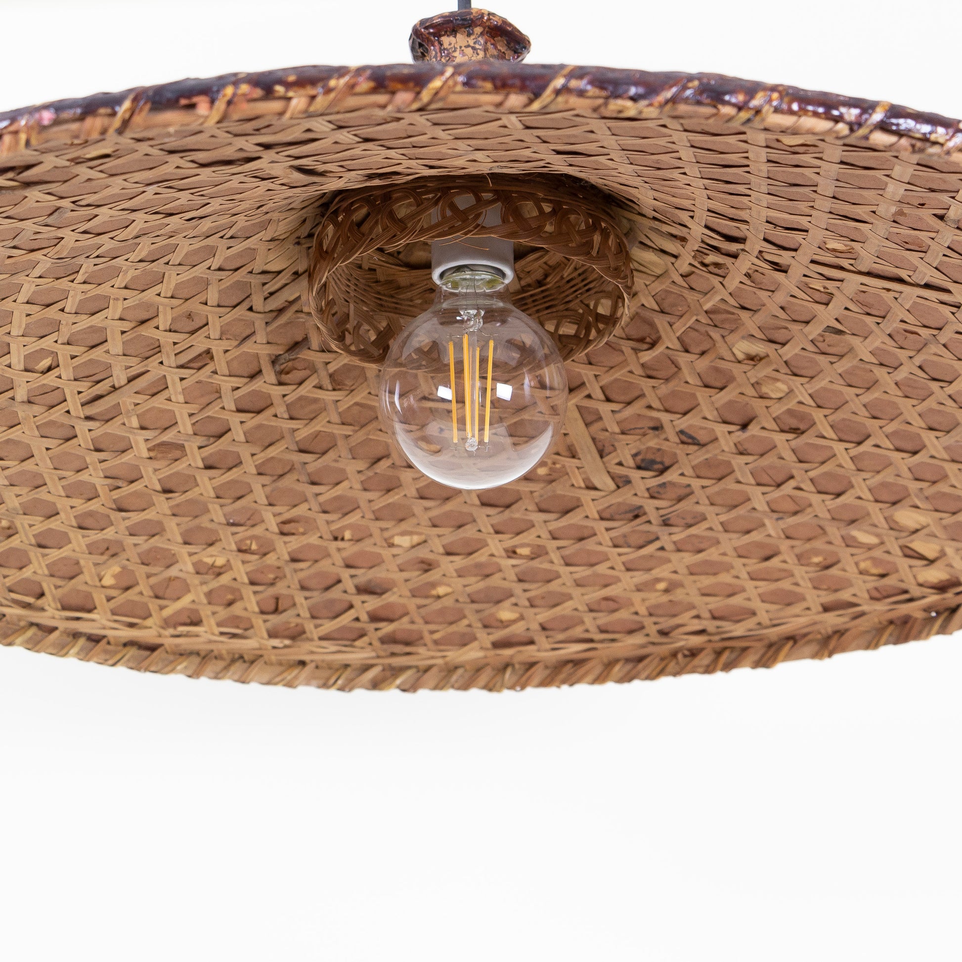 Vintage Chinese Hats turned into Pendant lights