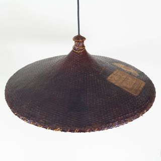Vintage Chinese Hats turned into Pendant lights