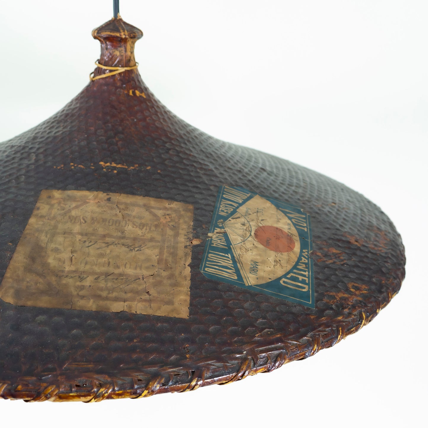 Vintage Chinese Hats turned into Pendant lights