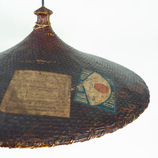 Vintage Chinese Hats turned into Pendant lights